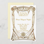 プロムナエレガントイト 招待状 (正面/裏面)