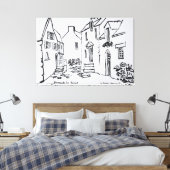 プロムネードデュルイカード |ブリタニー・ラ・ロッシュ・ベルナール キャンバスプリント (インサイチュ (寝室))