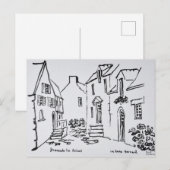 プロムネードデュルイカード |ブリタニー・ラ・ロッシュ・ベルナール ポストカード (正面/裏面)