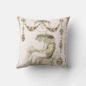 'プロムネードドレス'リージェンシーファッショーンプレート クッション (裏面)