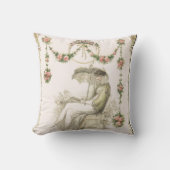 'プロムネードドレス'リージェンシーファッショーンプレート クッション (正面)