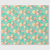 プロムネードパステルカスタムパターン ラッピングペーパー (フラット)