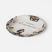 プロムファンシーマスクおもしろい仮装ボールキンセアニェラ ペーパープレート (アングル)