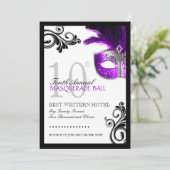 プロムマスカレード招待状 招待状 (スタンド正面)