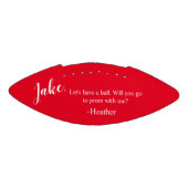 プロムユニークダンスのプロポーズ頼サッカー選手 アメリカンフットボール (パネル)