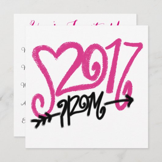 プロム招待状 招待状 (正面/裏面)