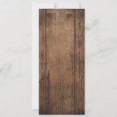 プロム素朴ナイトパーティーチケット招待状 招待状 (裏面)