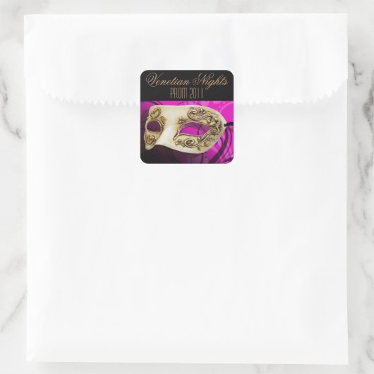 プロム2011ヴェネチアンナイツマスカレードパーティー スクエアシール (バッグ)