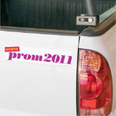 プロム2011年-紫色 バンパーステッカー (トラック上)