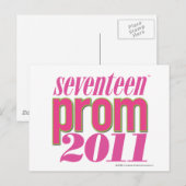 プロム2011年- Pink Lt ポストカード (正面/裏面)