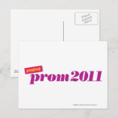 プロム2011 – 紫 ポストカード (正面/裏面)