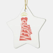 プロム セラミックオーナメント (左)