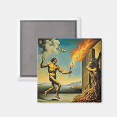 プロメテウスは神々から火を奪う マグネット (正面/裏面)