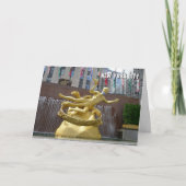 プロメテウス像&噴水 – NYCカード カード (正面)