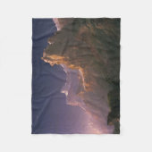 プロメテウス拘束（トマス・コール） フリースブランケット (正面)