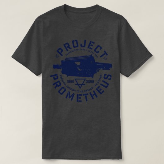 プロメテウス計画 Tシャツ (デザイン正面)