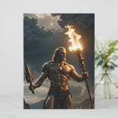 プロメテウス・ギリシャ神話の火神 カード (スタンド正面)