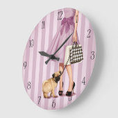 プロメナスタイリッシュー ラージ壁時計 (傾斜)