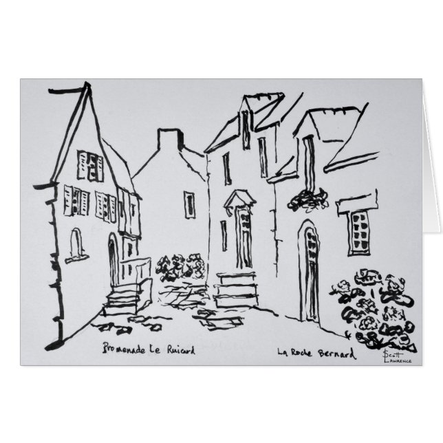 プロメナードデュルイカール|ラ·ロシュ·ベルナード、ブリタニー (正面横)