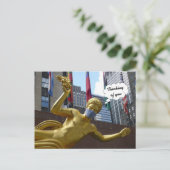 プロメ考えるテウス君の – 葉書 ポストカード (スタンド正面)