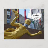 プロメ考えるテウス君の – 葉書 ポストカード (正面)