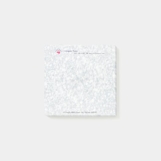 プロモエレガントーションPost-Itメモ – Fizzy Water ポストイット (正面)