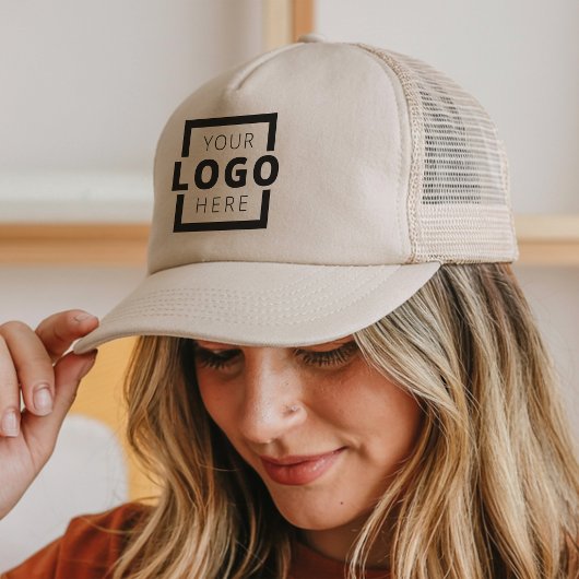 プロモカスタムニョントビジネスロゴUniform Brown キャップ