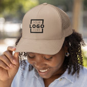 プロモカスタムニョントビジネスロゴUniform Brown キャップ