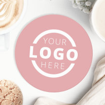 プロモカスタムノビジネスロゴブランドピンク