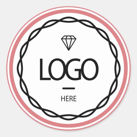 プロモカスタムーションバラパウダーフレーム美しい ラウンドシール (正面)