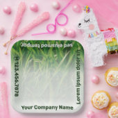 プロモカスタムーション写真ラ気にウンサービス ペーパープレート (パーティー)