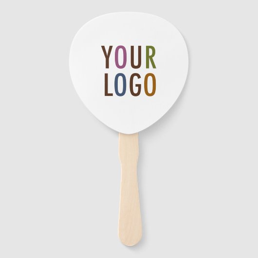 プロモカスタムーション用のハンドファン（ロゴと写真） ハンドファン (正面)