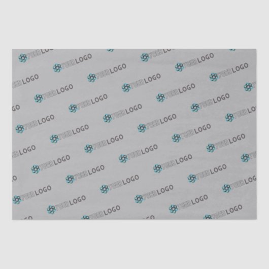 プロモカスタムーション・ビジネス・ロゴ・グレー・パッケージ 薄葉紙 (正面)