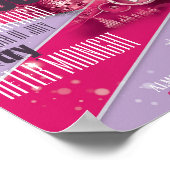 プロモクラブとダンスフライヤー ポスター (角)