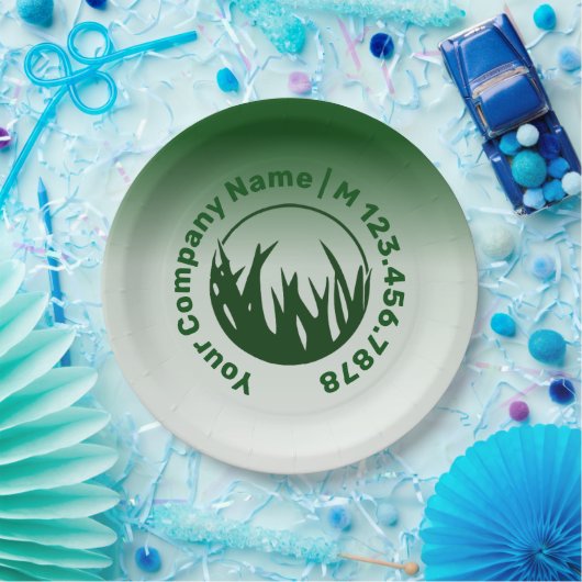 プロモグリーンローンサー気にビス ペーパープレート (パーティー)