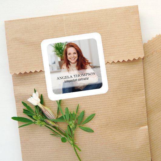 プロモシンプルニマリスト写真 スクエアシール