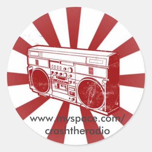 プロモステッカー ラウンドシール (正面)