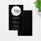 プロモダンショナル白黒ロゴ縦型 (デスク)