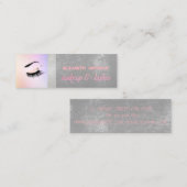 プロモダンスタイリッシュの、まつげ スキニー名刺 (正面/裏面)