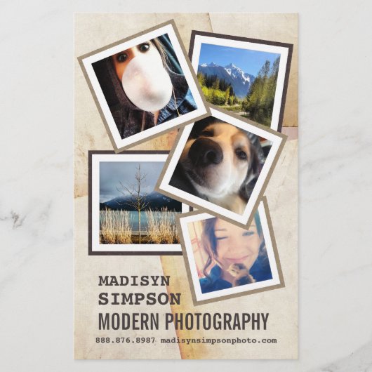 プロモダンフォトグラファー広告 チラシ (正面)