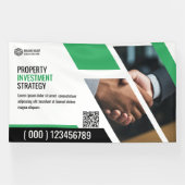 プロモバナーグリーンテンプレート 横断幕 (横)