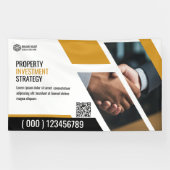 プロモバナーブラウンテンプレート 横断幕 (横)