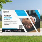 プロモバナーブルーテンプレート 横断幕 (外側)