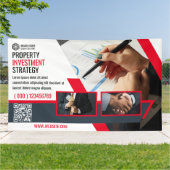 プロモバナーレッドテンプレート 横断幕 (外側)