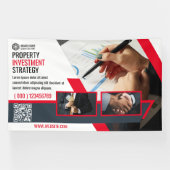 プロモバナーレッドテンプレート 横断幕 (横)