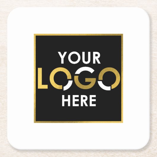 プロモパーソナライズされたーションはこちら スクエアペーパーコースター (正面)