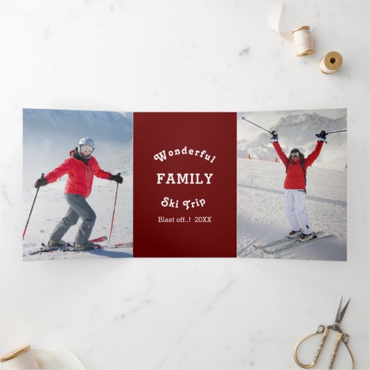 プロモファミリー懇親会スキーバケーションアドルト 三つ折りプログラム (内部)