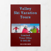 プロモファミリー懇親会スキーバケーションアドルト 三つ折りプログラム (カバー)