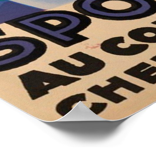 プロモフランスのノスキービンテージポスター ポスター (角)