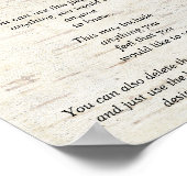 プロモポスター銅幾何緑化樺の木 ポスター (角)